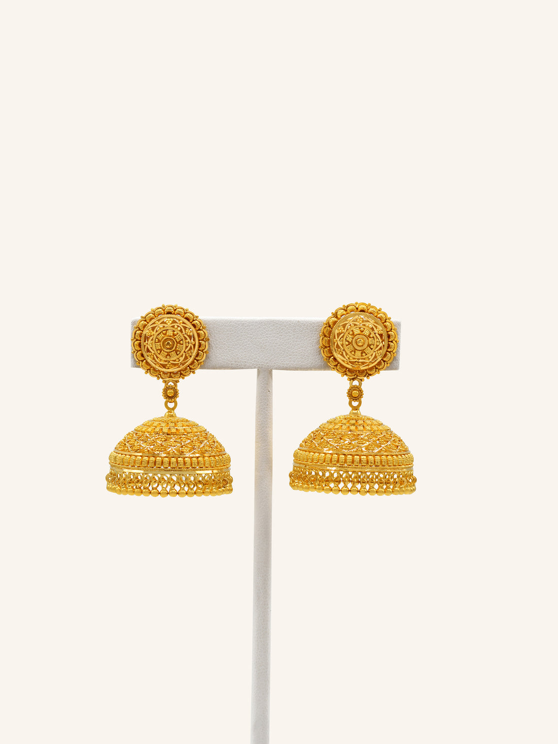 22ct Gold Jhumki Earring - Roop Darshan