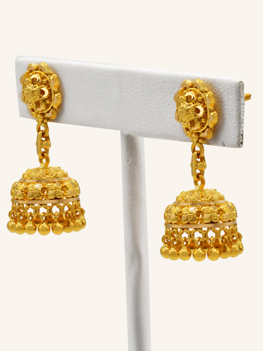 22ct Gold Jhumki Earring 8.02 GMS - Roop Darshan