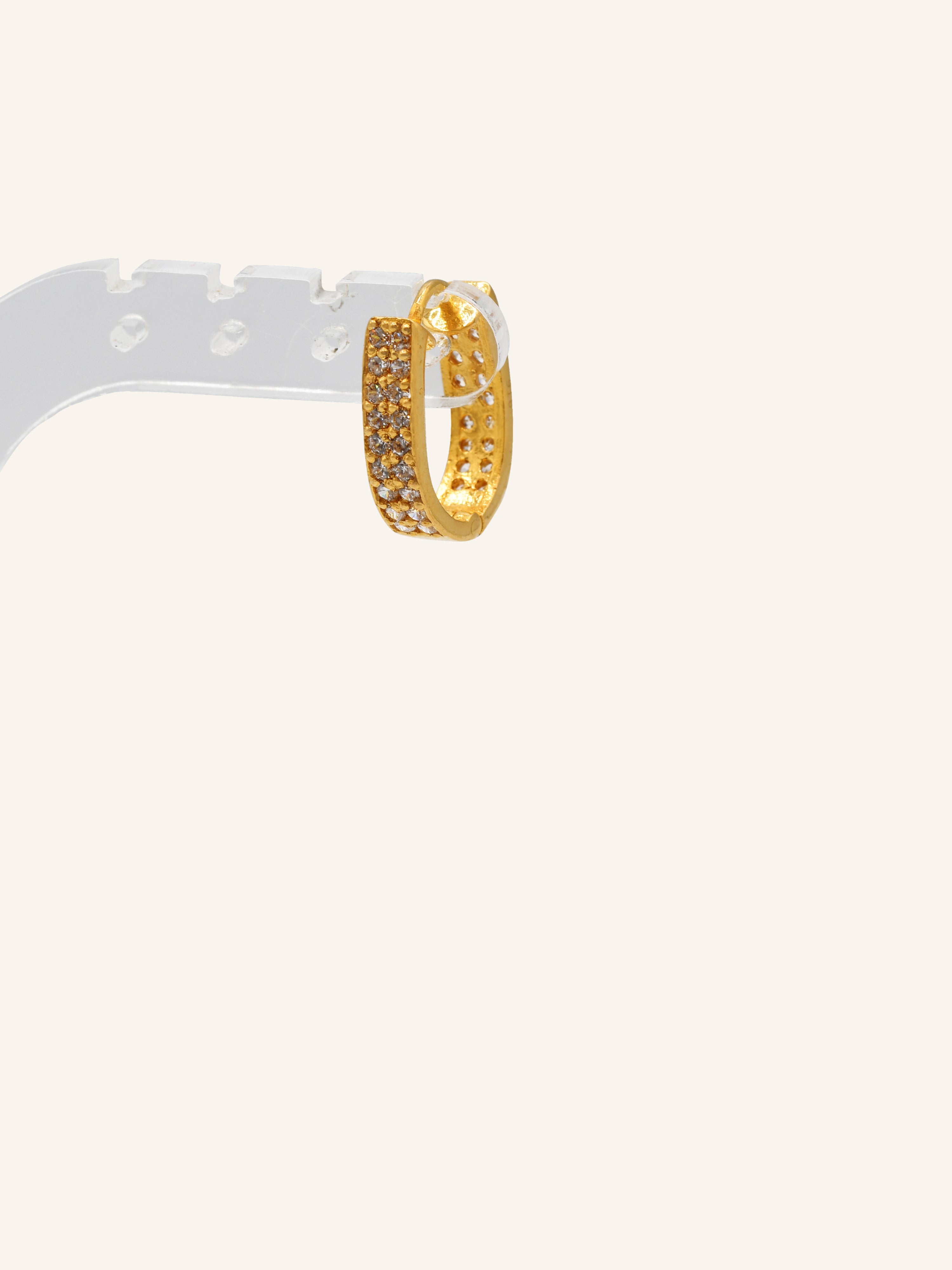 22ct Gold CZ Bali 4.02 GMS - Roop Darshan