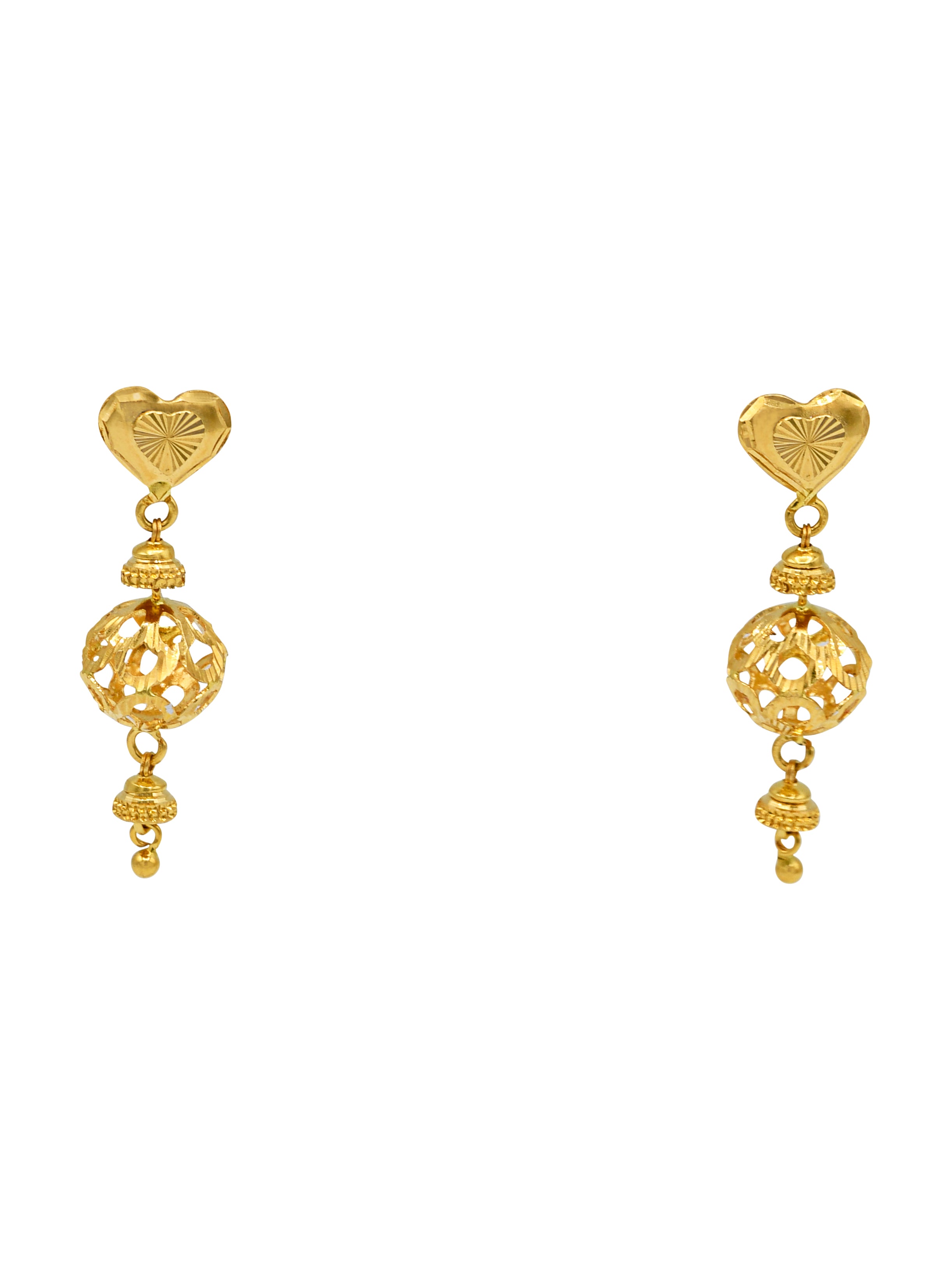 22ct Gold Earrings - Roop Darshan