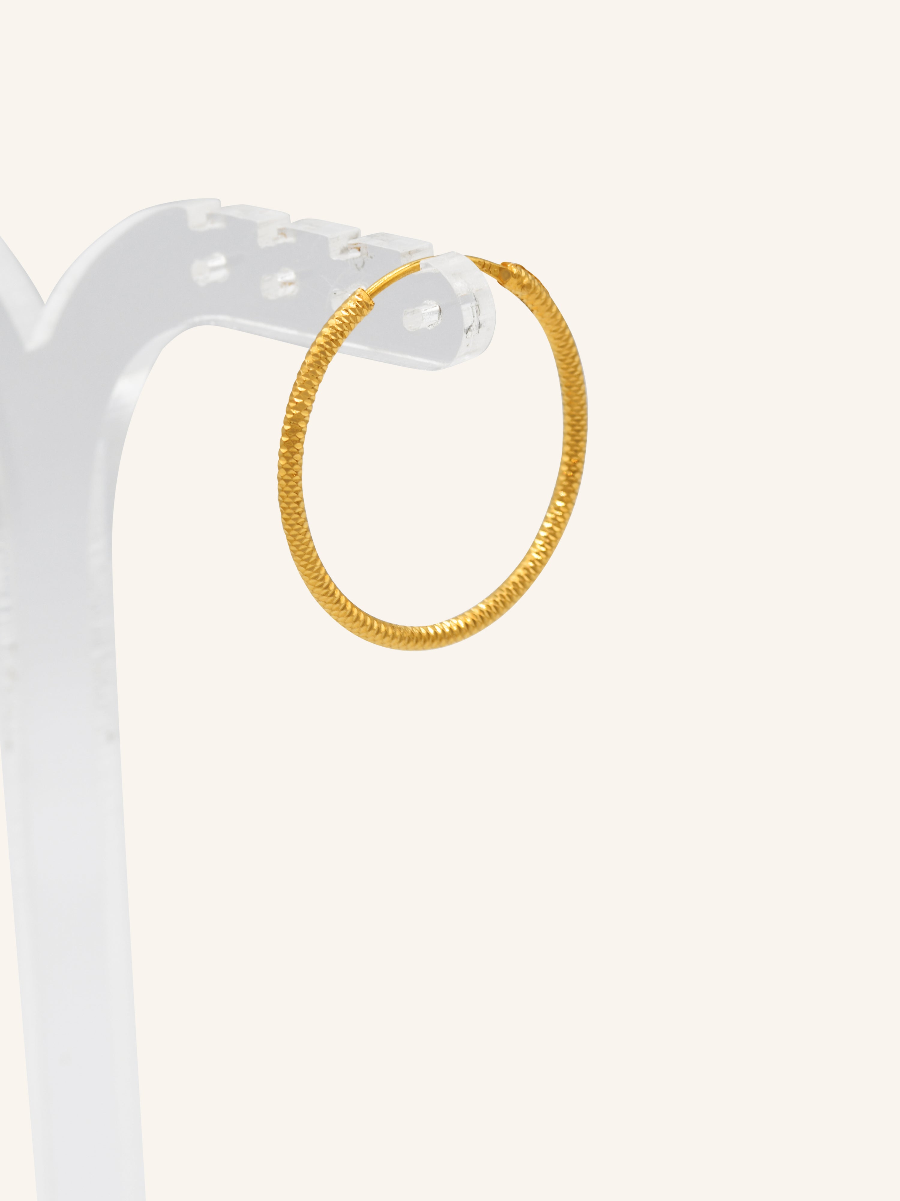 22ct Gold Plain Bali 2.66 GMS - Roop Darshan