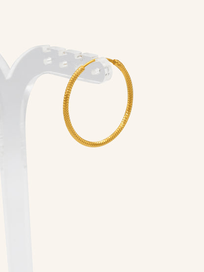 22ct Gold Plain Bali 2.66 GMS - Roop Darshan