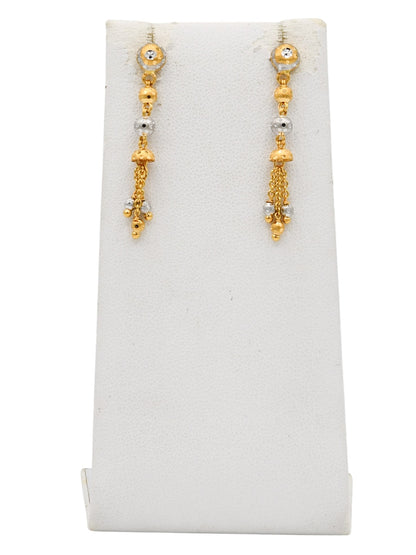 22ct Gold Two Tone Necklace Set - Roop Darshan