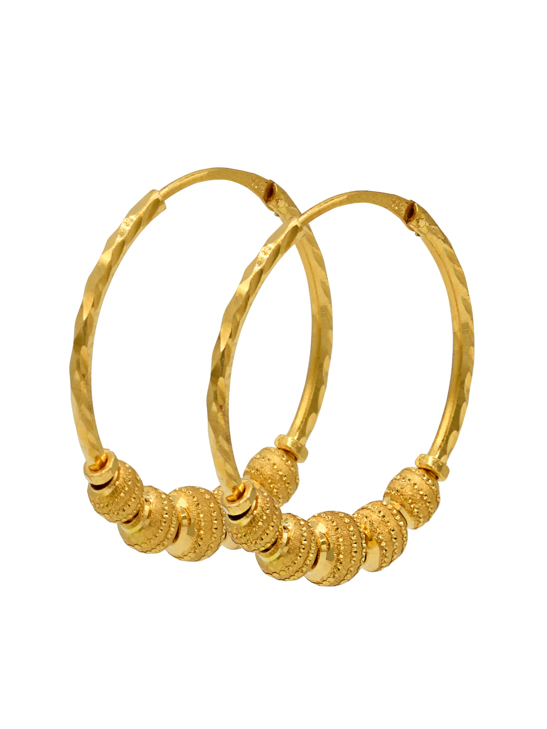 22ct Gold Ball Bali - Roop Darshan