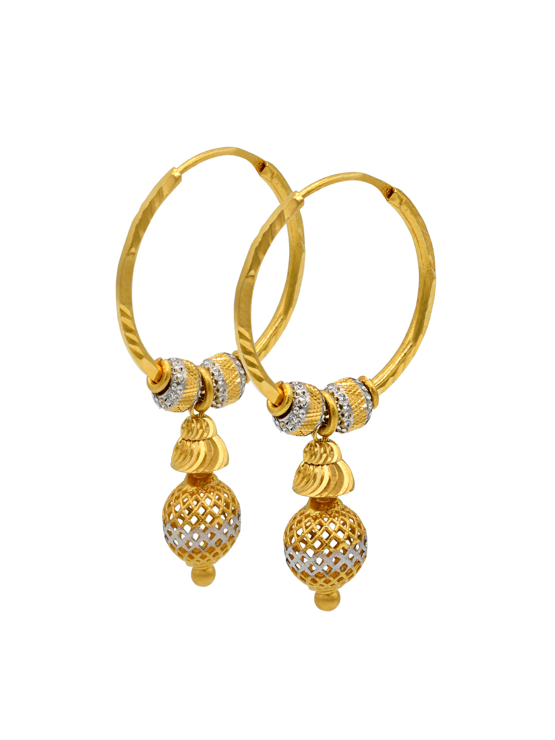 22ct Gold Two Tone Bali