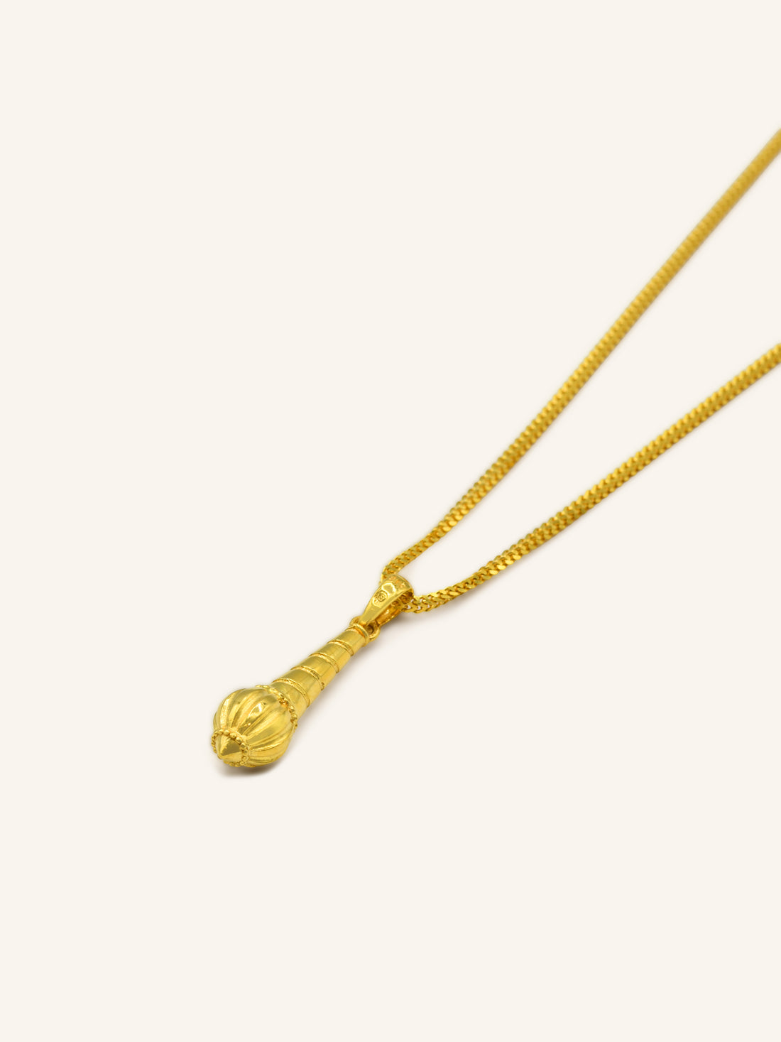 22ct Gold Gada Pendent 2.79 GMS - Roop Darshan