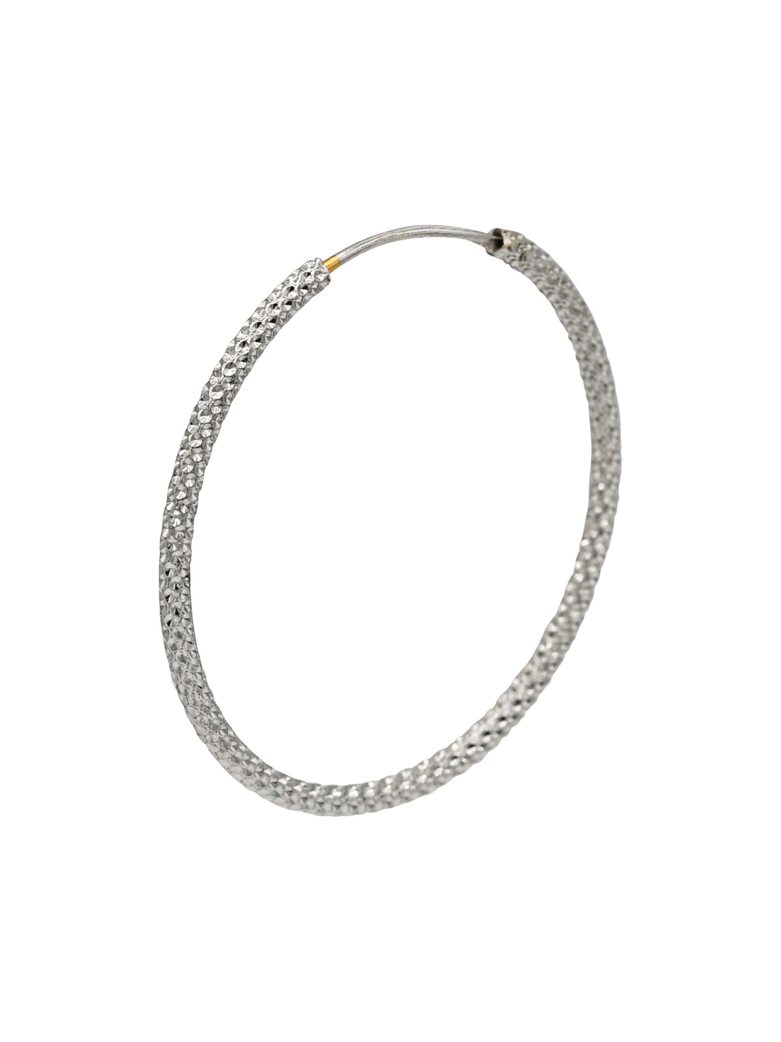 22ct Gold Full Rhodium Hammered Bali