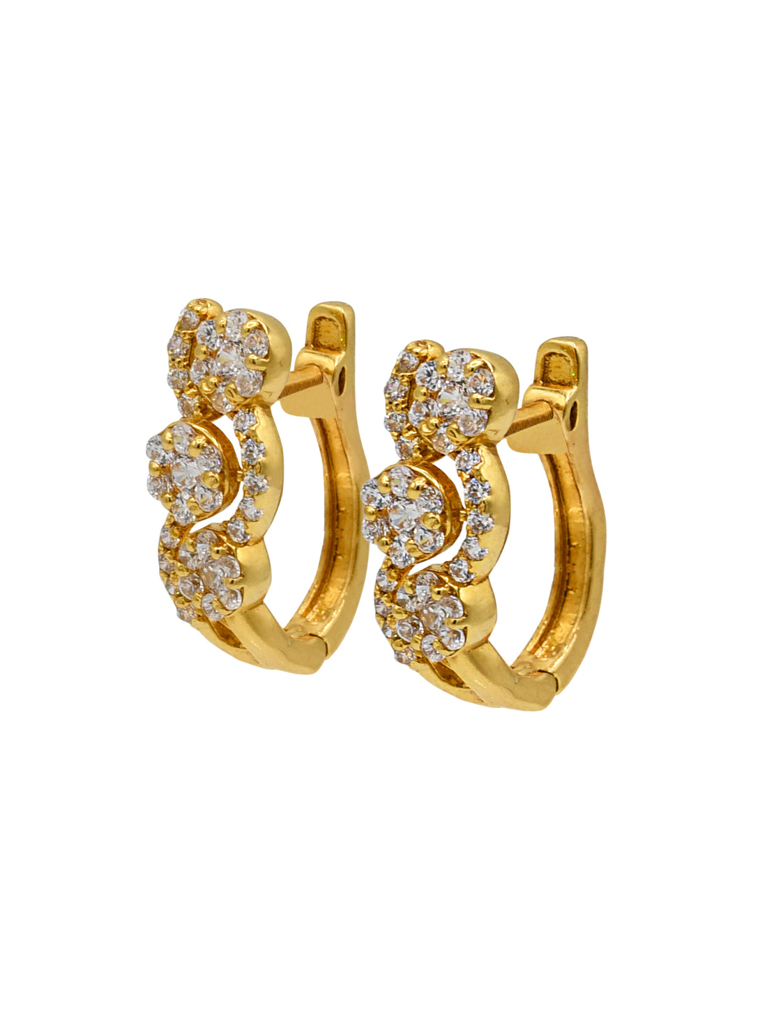 22ct Gold CZ Bali