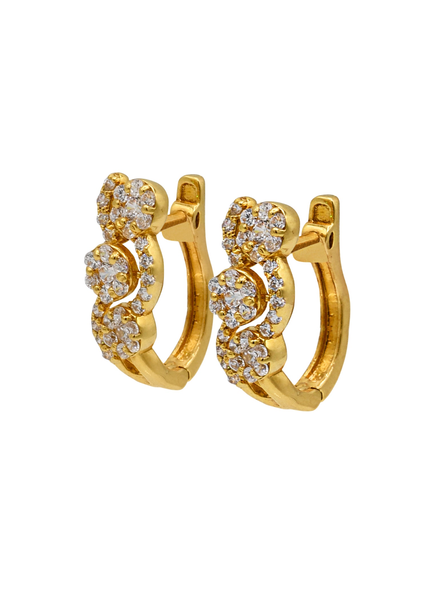 22ct Gold CZ Bali