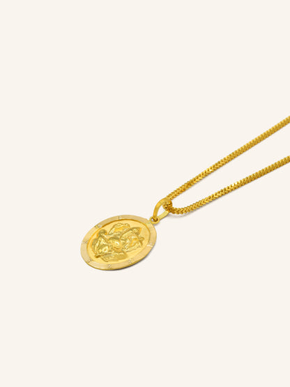 22ct Gold Ganesh Pendant 0.93 GMS - Roop Darshan