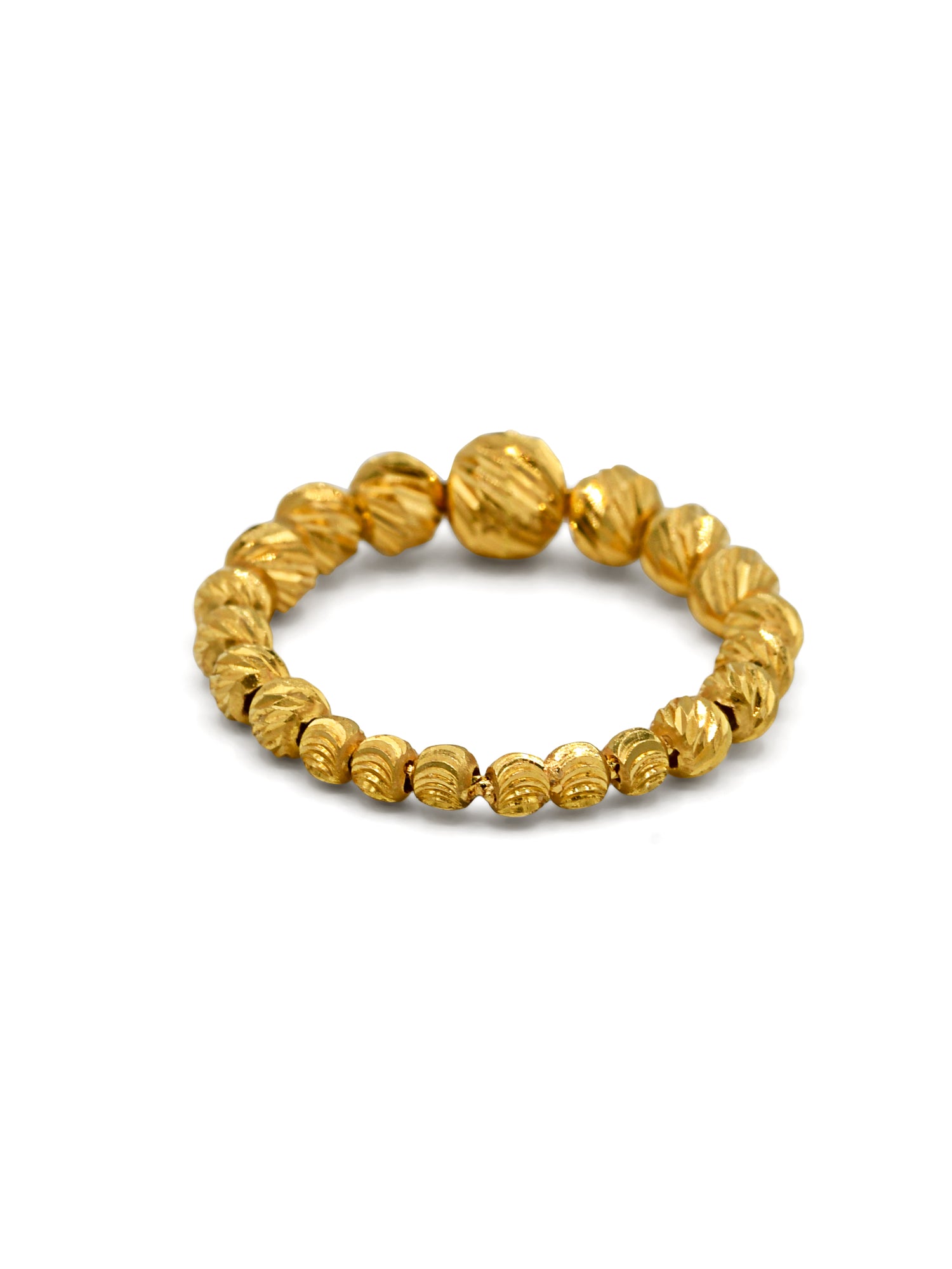 22ct Gold Ball Ladies Ring