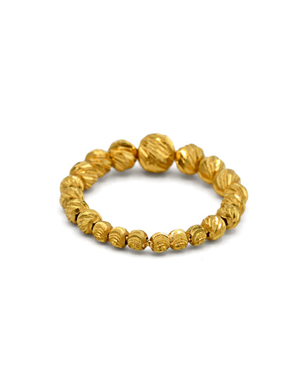 22ct Gold Ball Ladies Ring