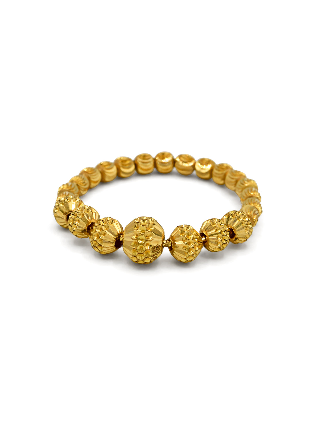 22ct Gold Ball Ladies Ring