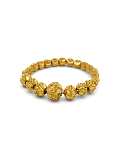 22ct Gold Ball Ladies Ring