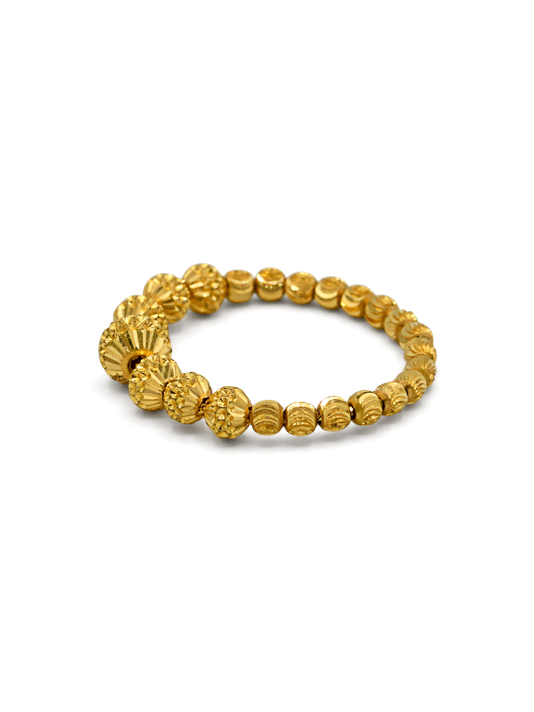 22ct Gold Ball Ladies Ring