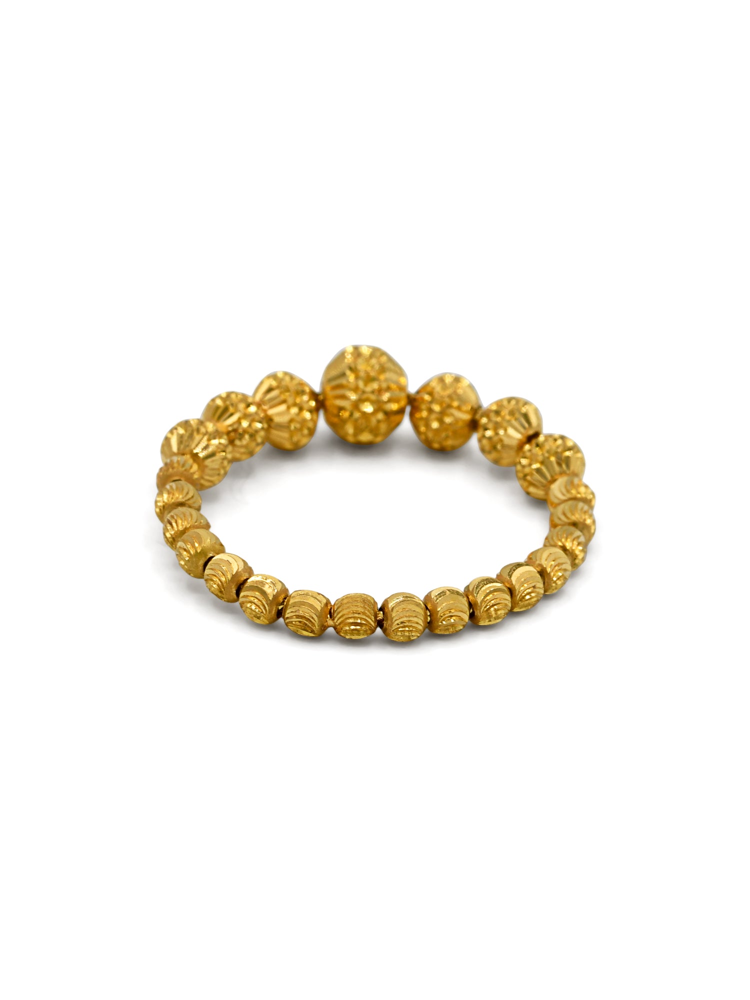 22ct Gold Ball Ladies Ring