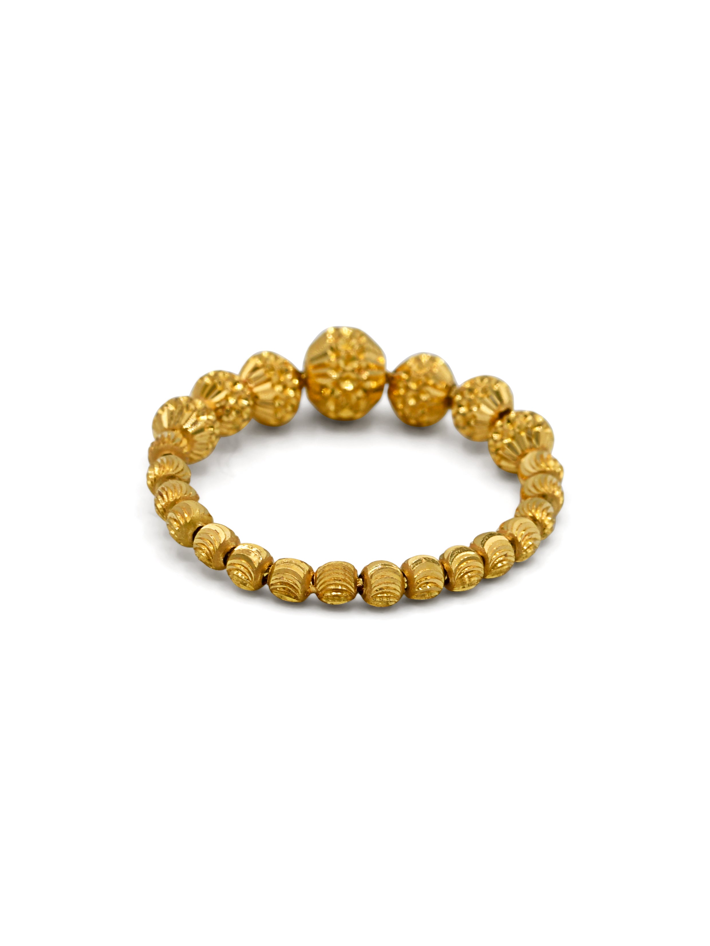 22ct Gold Ball Ladies Ring