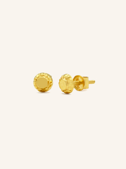 22ct Gold Stud Earring - Roop Darshan