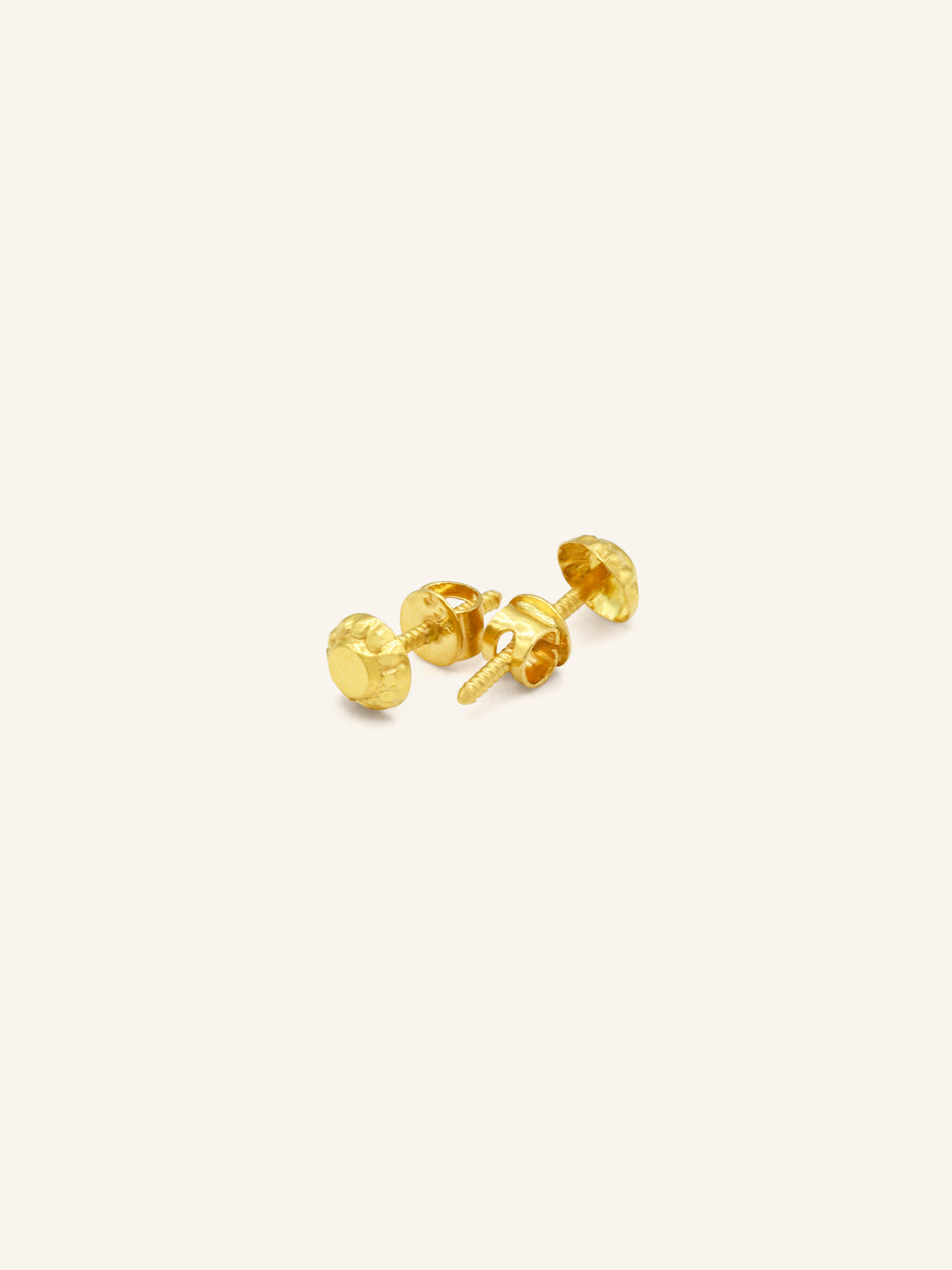 22ct Gold Stud Earring - Roop Darshan