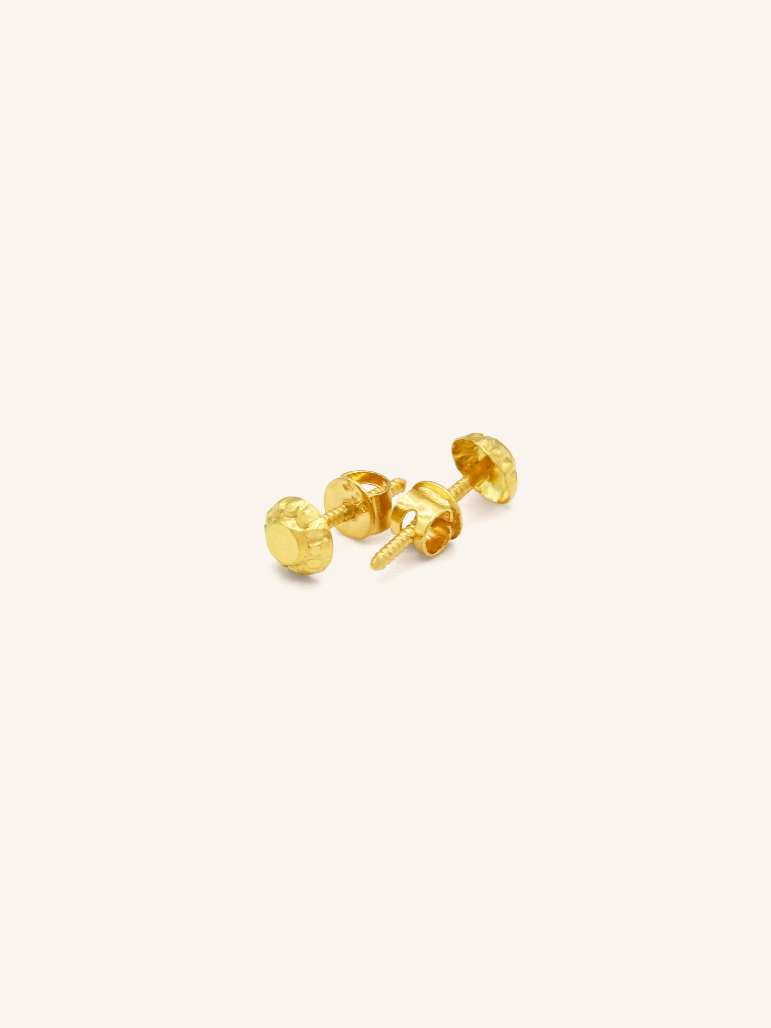 22ct Gold Stud Earring - Roop Darshan