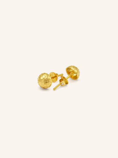 22ct Gold Stud Earring - Roop Darshan