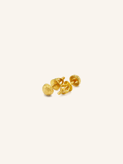 22ct Gold Stud Earring - Roop Darshan