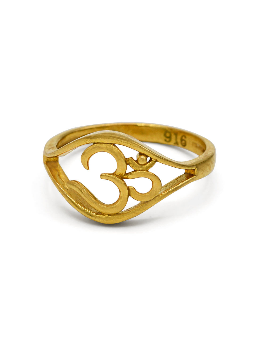 22ct Gold Om Ring