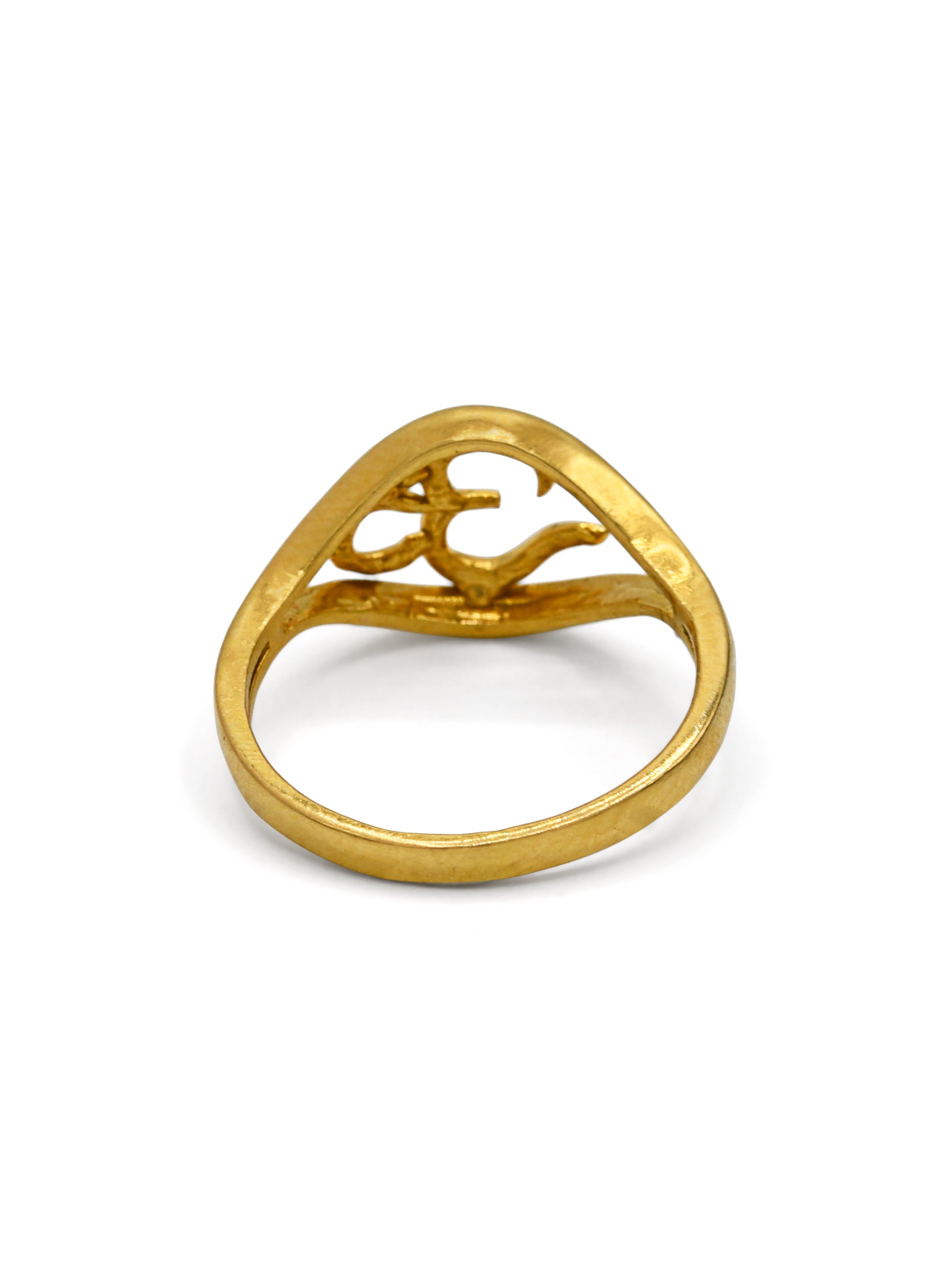 22ct Gold Om Ring