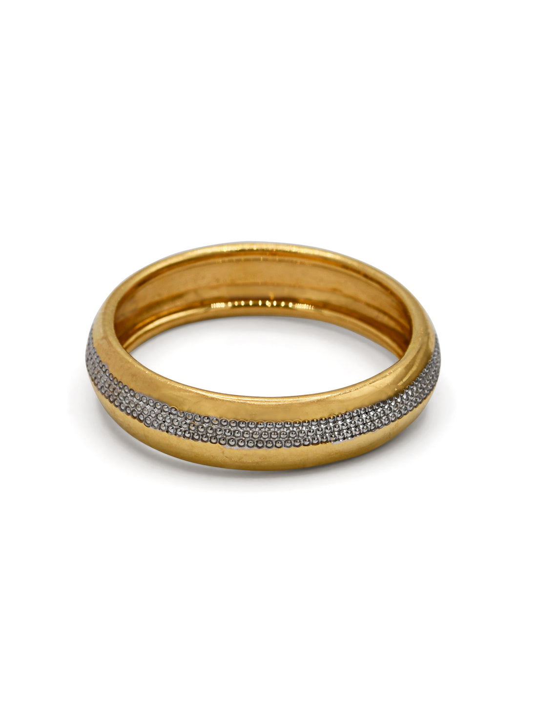 22ct Gold Two Tone Band Ring