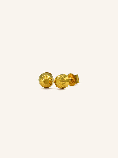 22ct Gold Stud Earring 0.68 GMS - Roop Darshan