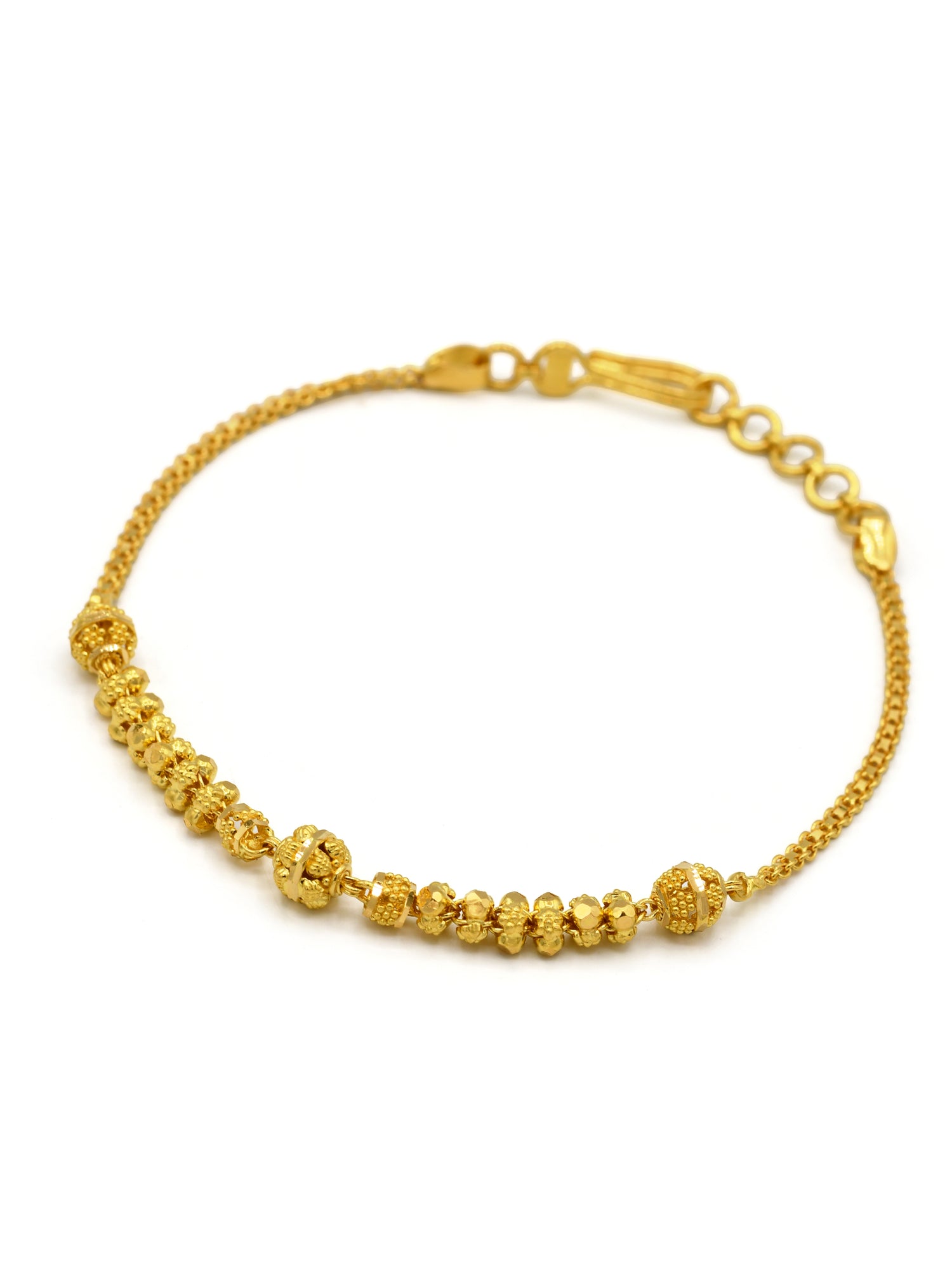 22ct Gold Ball Ladies Bracelet