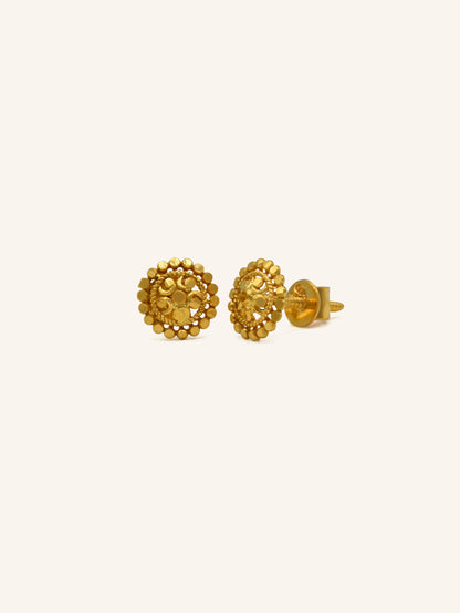 22ct Gold Stud Earring 1.04 GMS - Roop Darshan