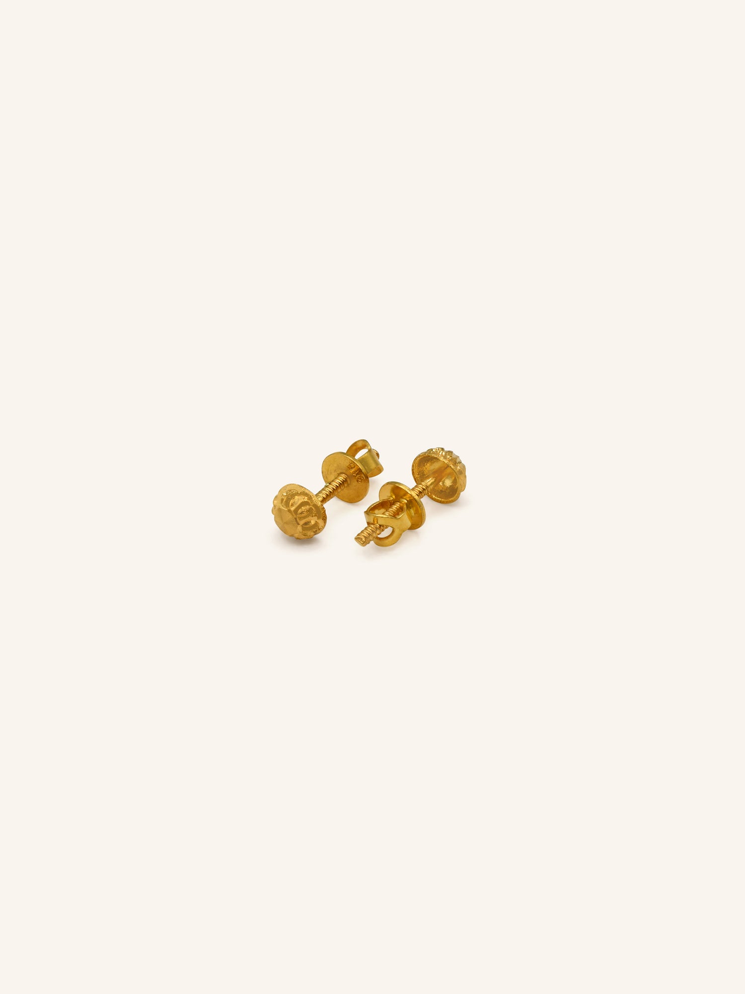 22ct Gold Stud Earring 0.95 GMS - Roop Darshan