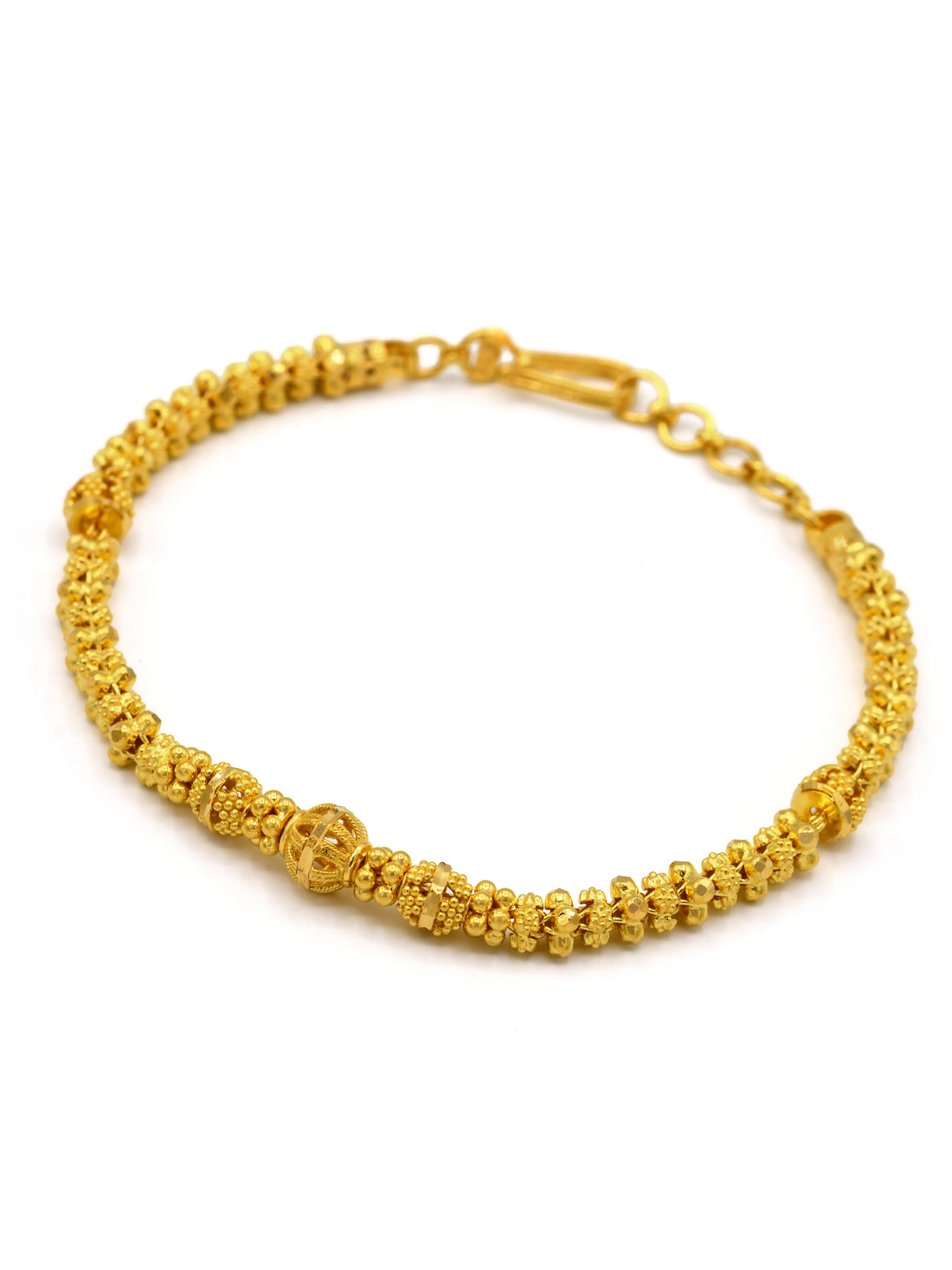22ct Gold Ball Ladies Bracelet