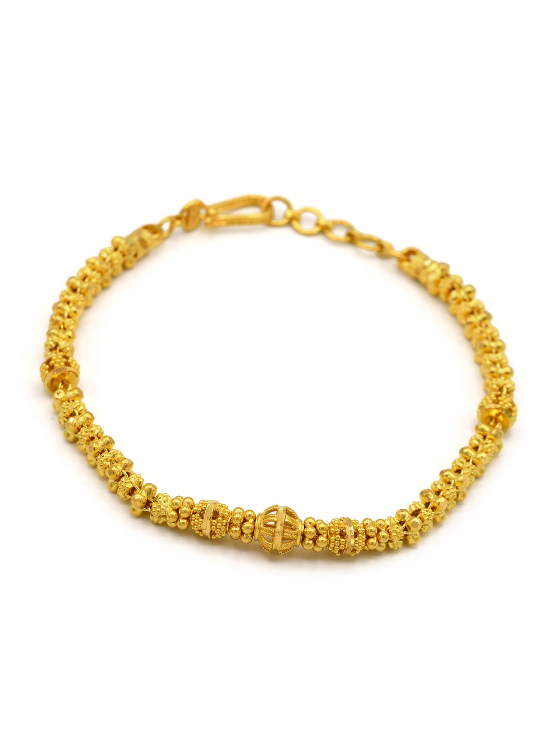 22ct Gold Ball Ladies Bracelet