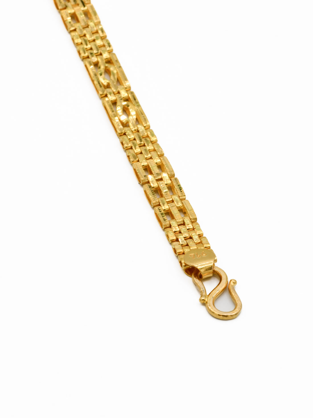 22ct Gold Mens Bracelet - Roop Darshan
