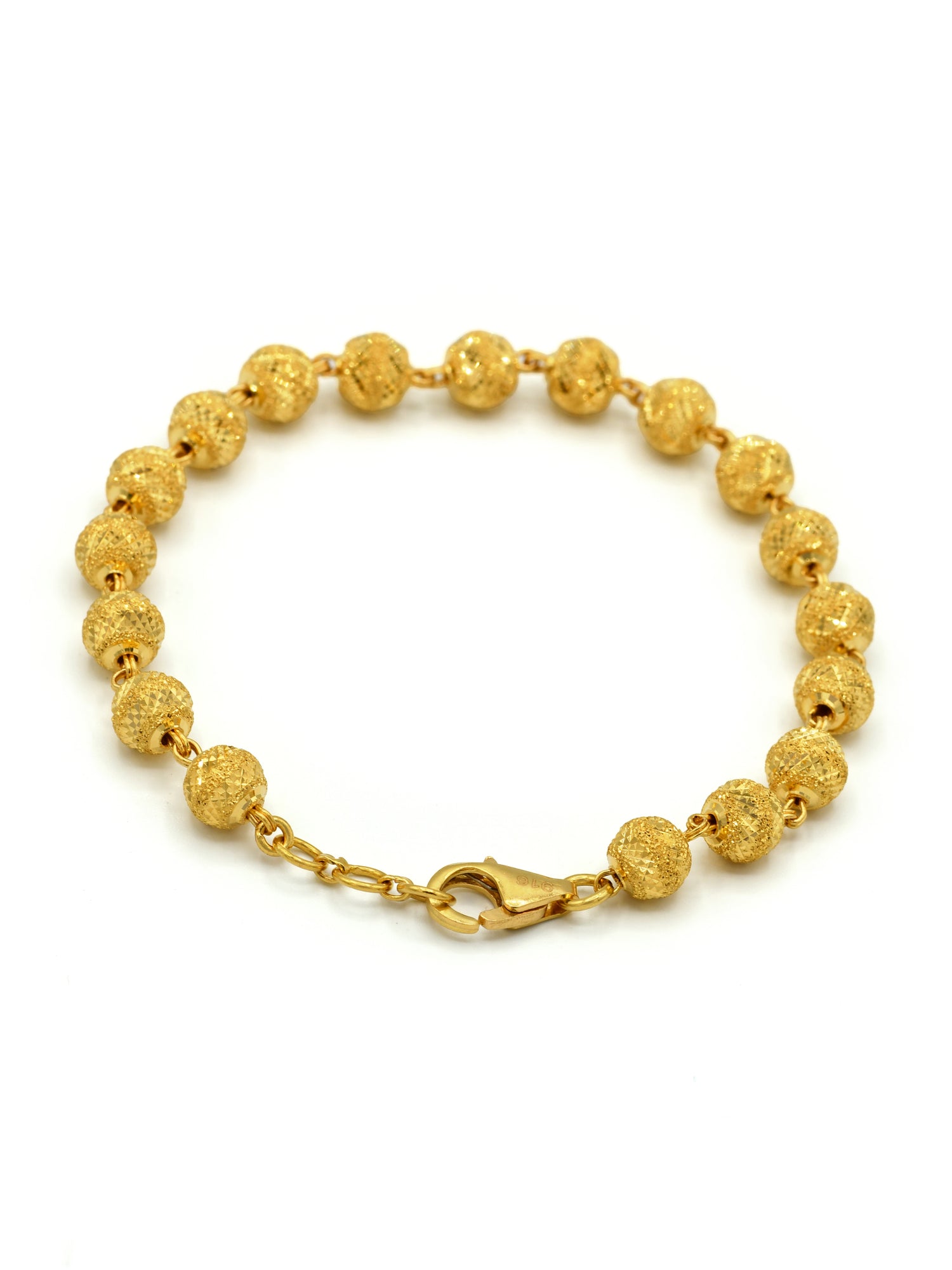 22ct Gold Ball Ladies Bracelet