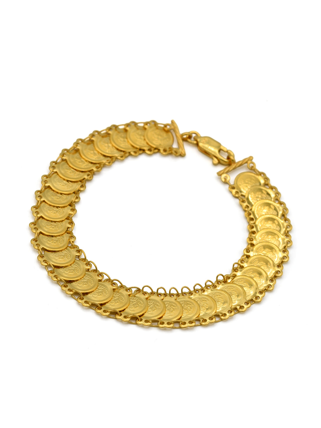 22ct Gold Coin Ladies Bracelet