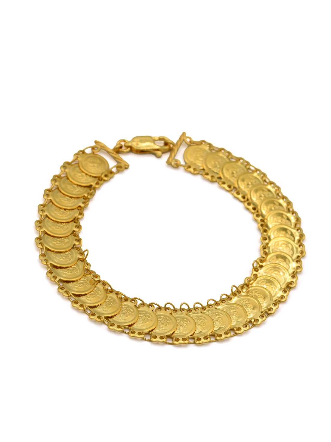 22ct Gold Coin Ladies Bracelet