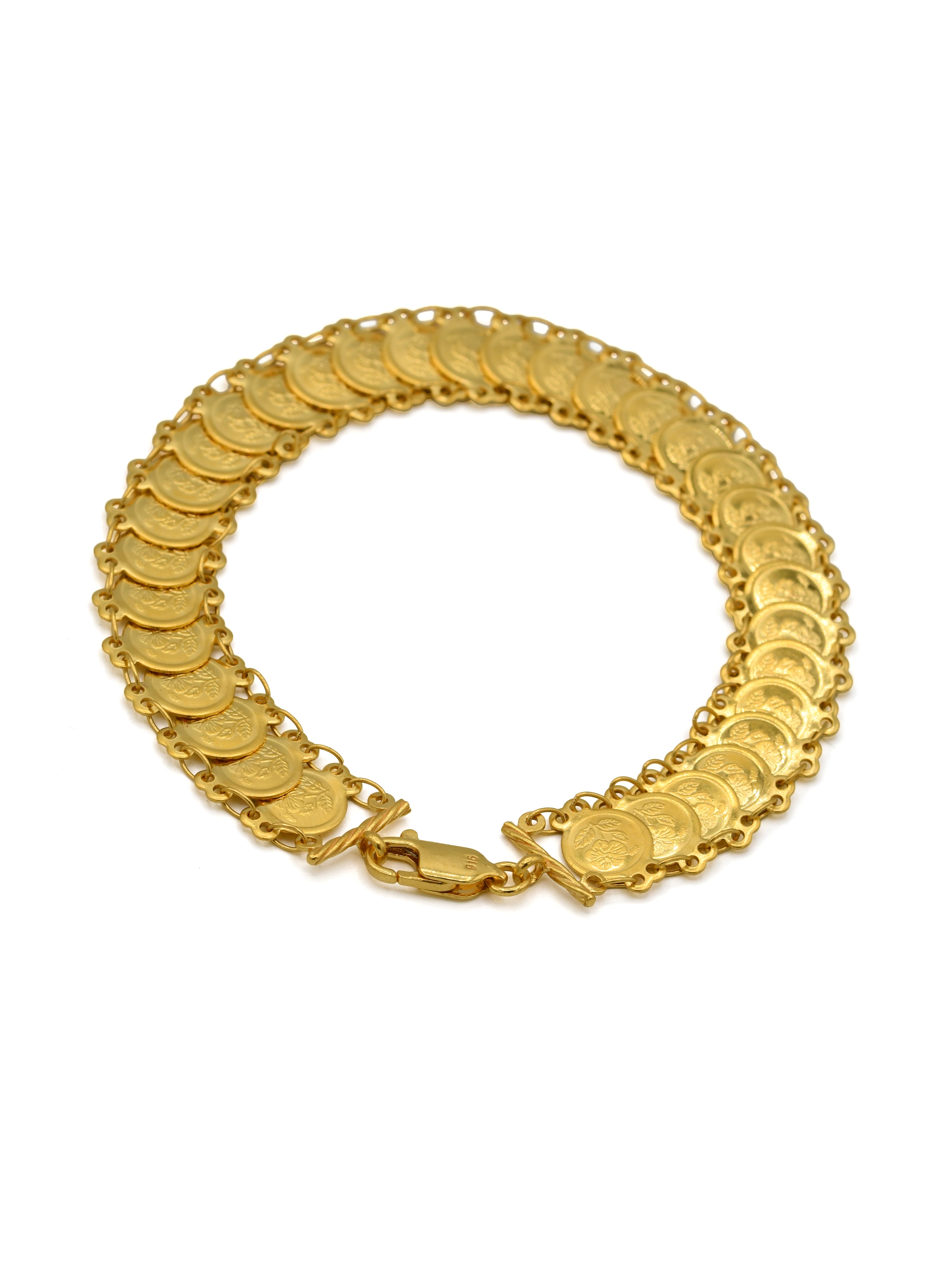 22ct Gold Coin Ladies Bracelet