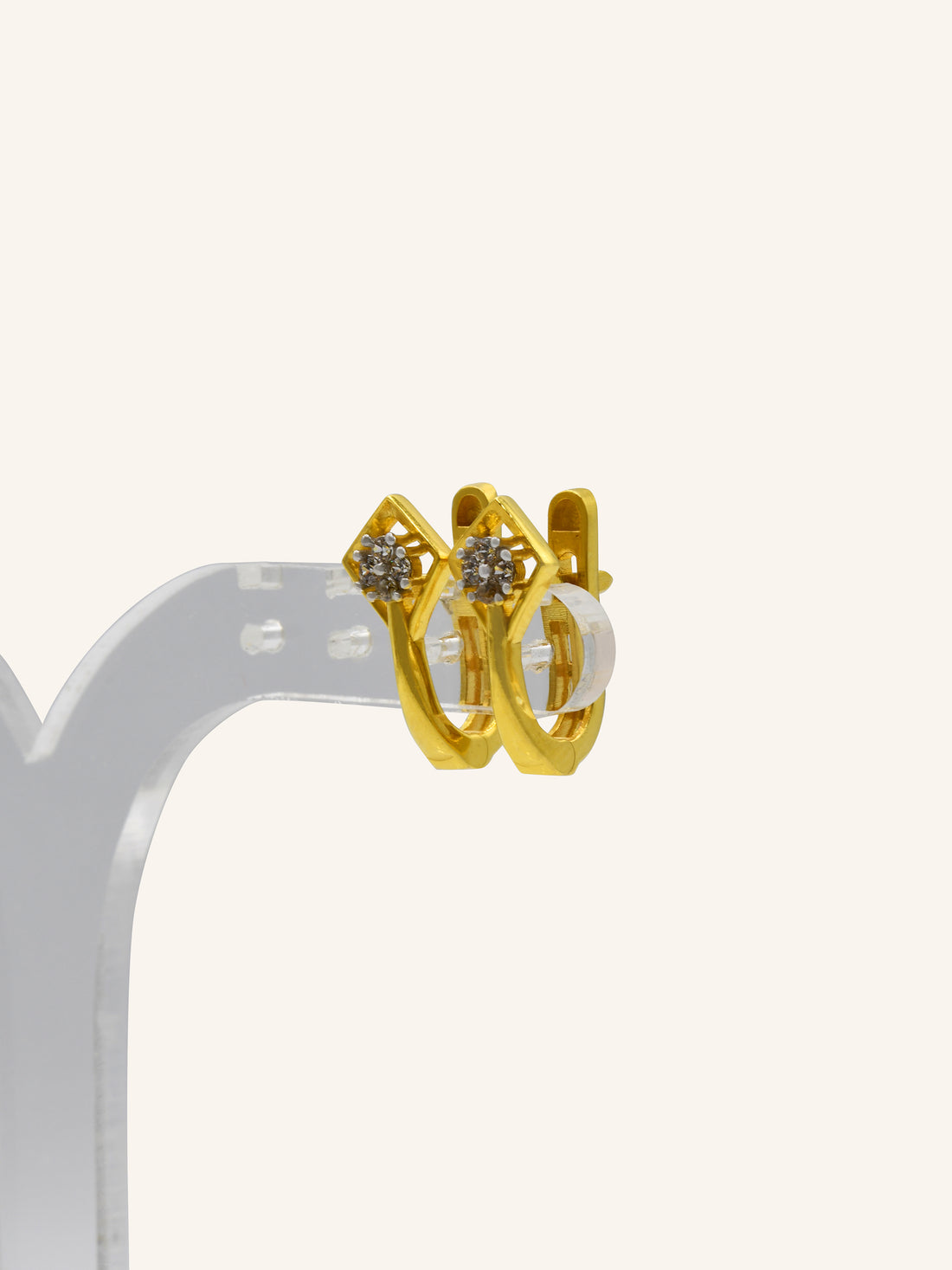 22ct Gold CZ Bali - Roop Darshan