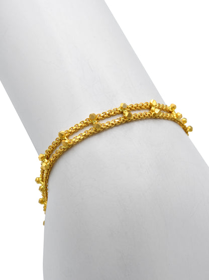 22CT GOLD LADIES BRACELET 7.13 GMS - Roop Darshan