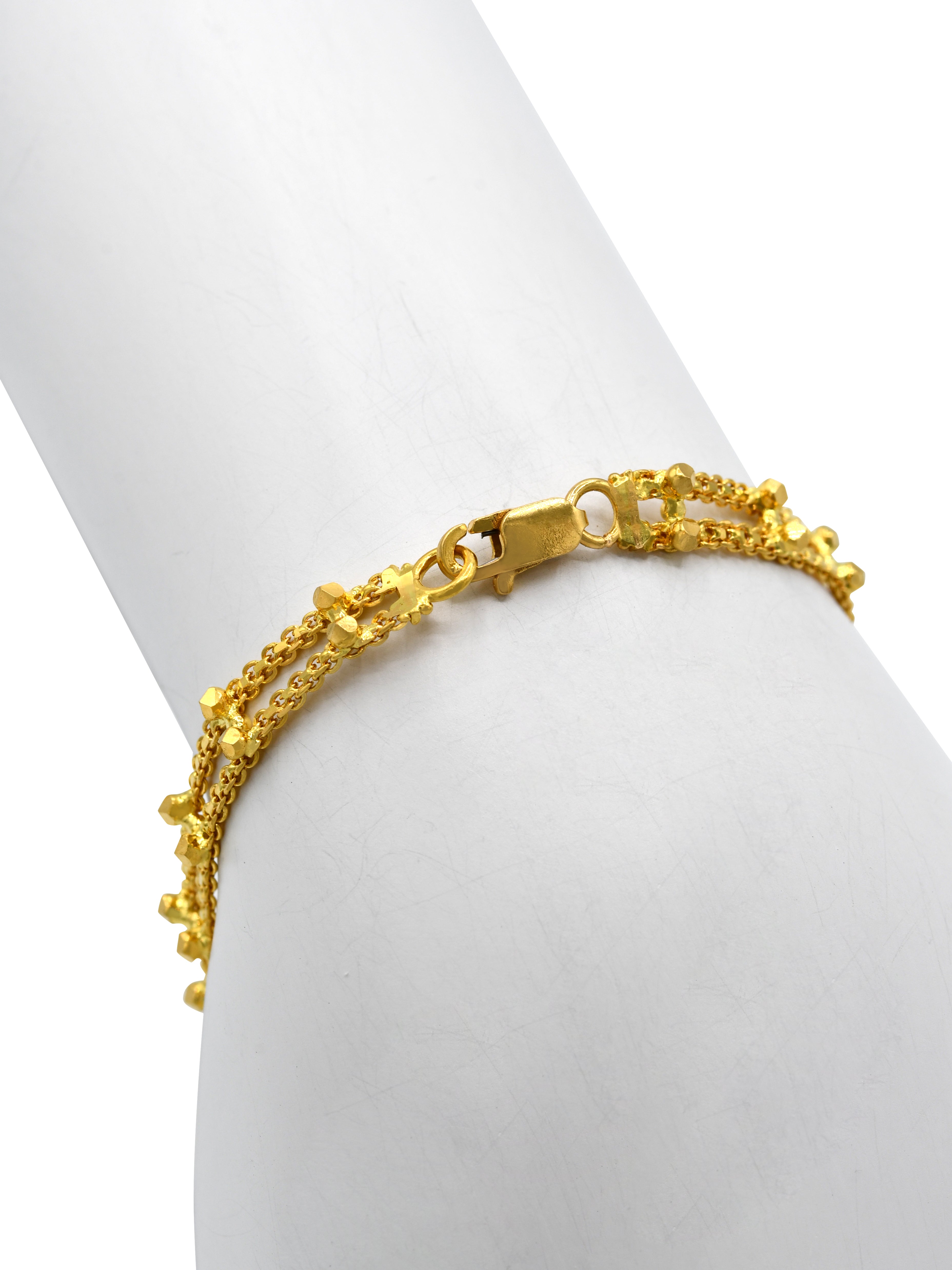 22CT GOLD LADIES BRACELET 7.13 GMS - Roop Darshan