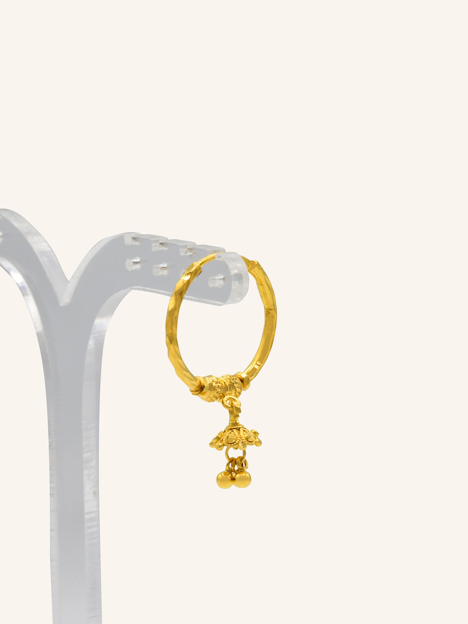 22ct Gold Jhumki Bali - Roop Darshan