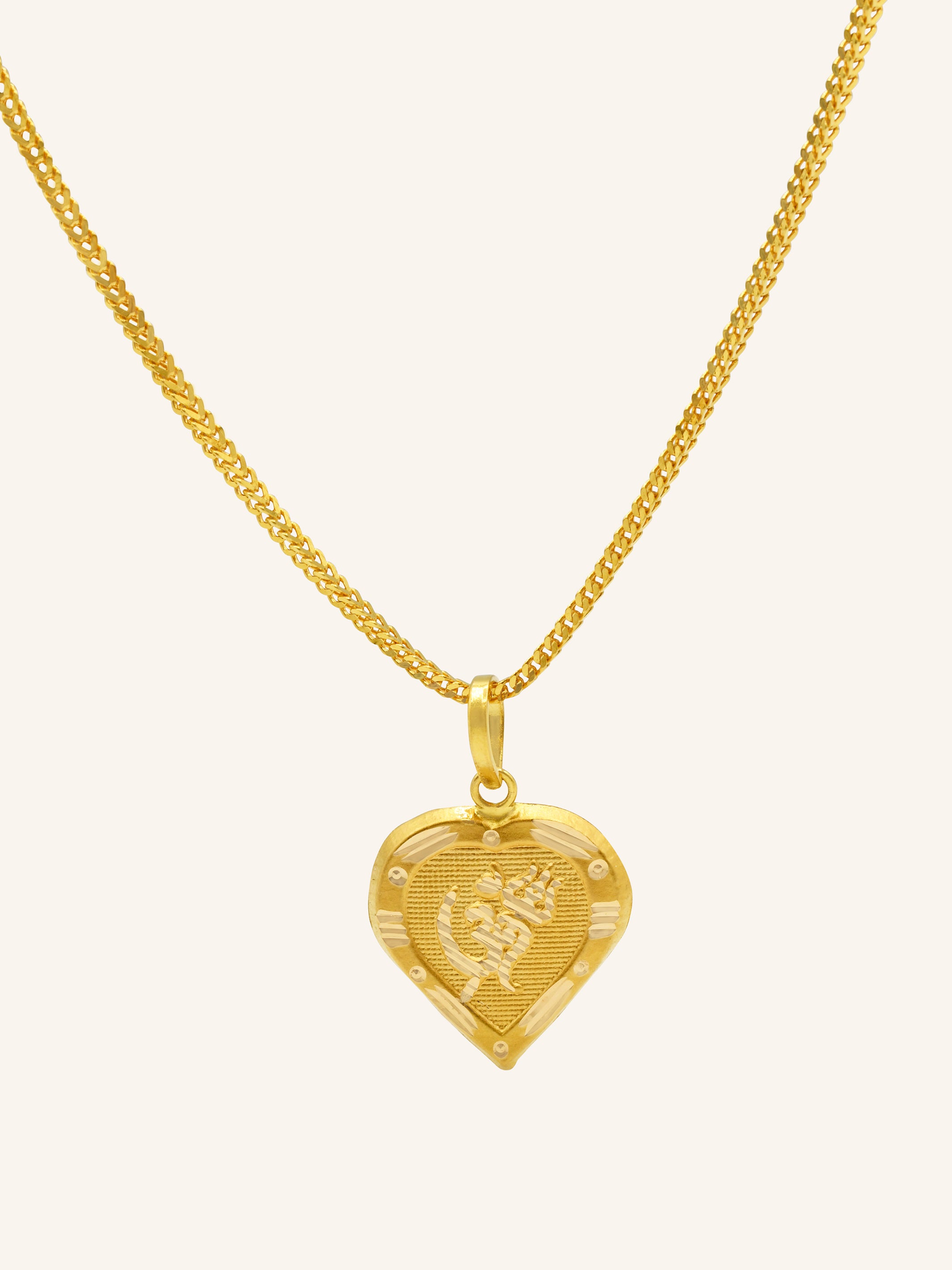 22ct Gold OM Trisul Pendant - Roop Darshan