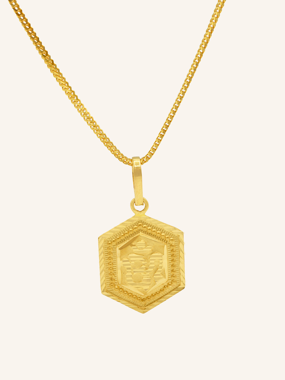 22ct Gold OM Pendant - Roop Darshan