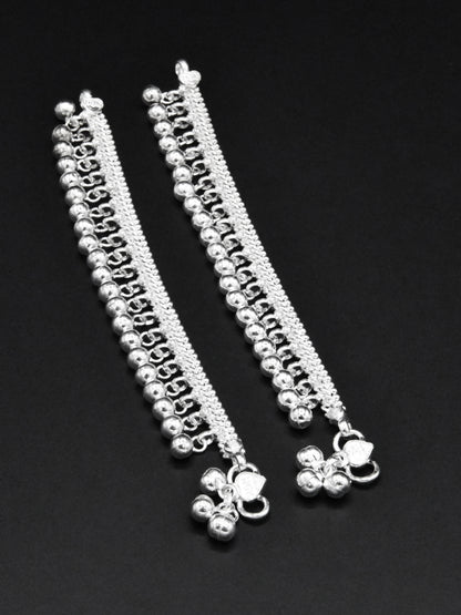 Baby Silver Anklets - Roop Darshan