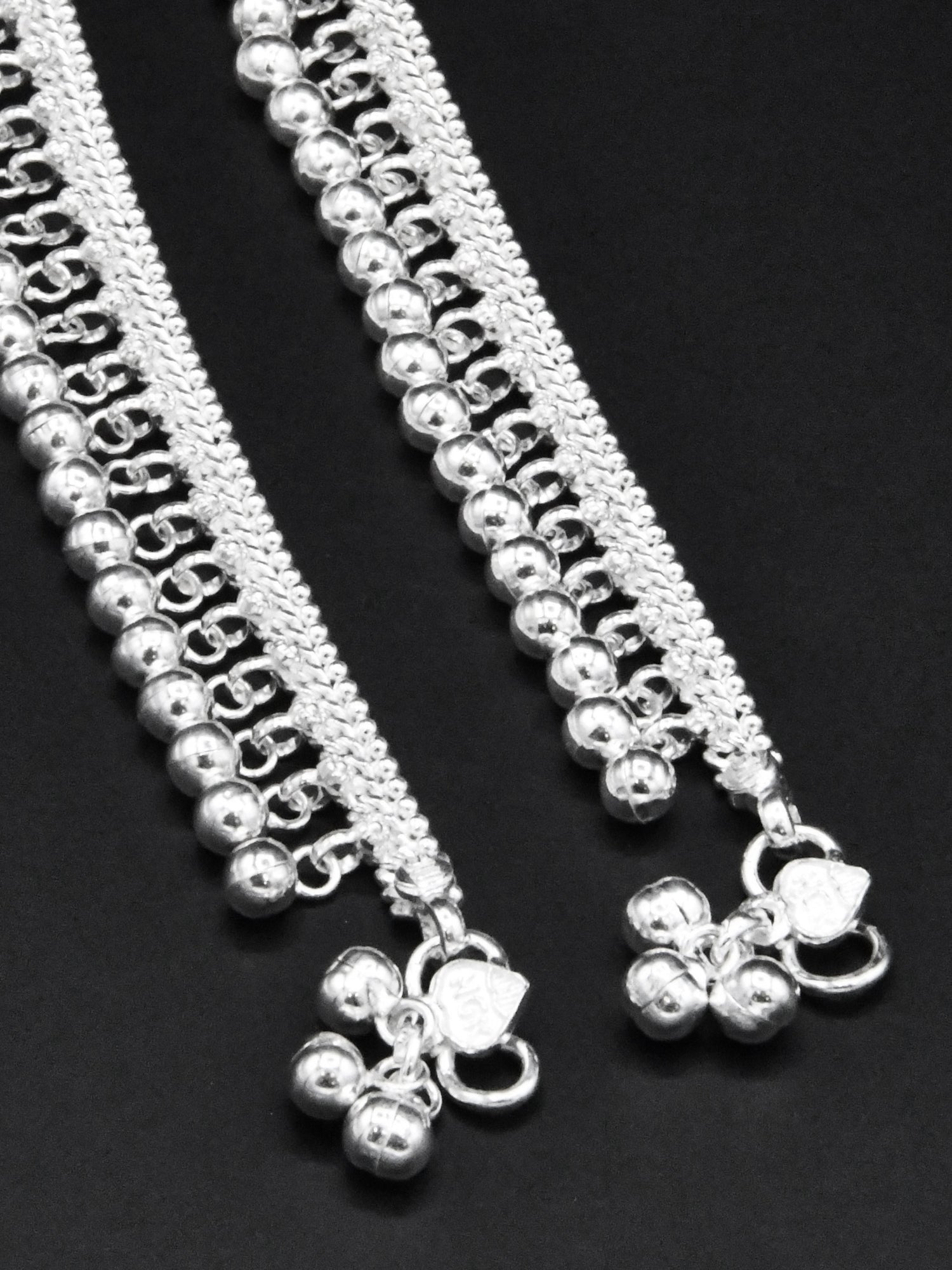 Baby Silver Anklets - Roop Darshan