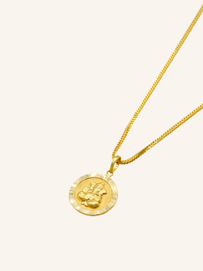 22ct Ganesha Pendent - Roop Darshan