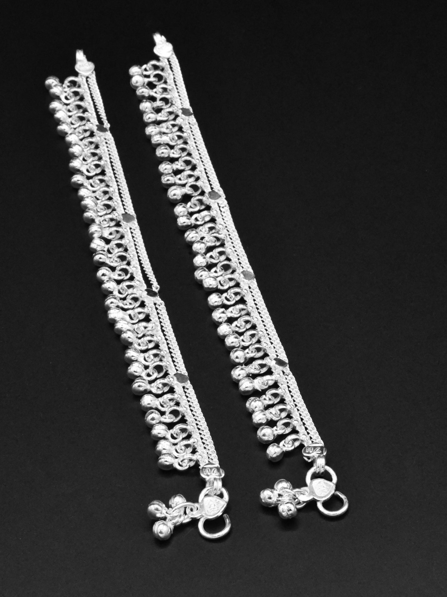 Baby Silver Anklets - Roop Darshan